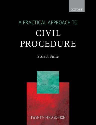 Cover image for A Practical Approach to Civil Procedure