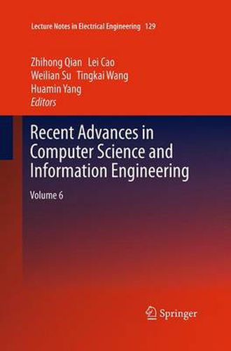 Cover image for Recent Advances in Computer Science and Information Engineering: Volume 6