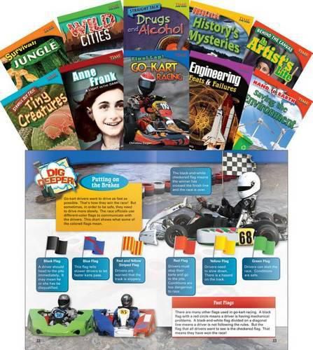 Cover image for Time for Kids Informational Text Grade 4 Readers Set 3 10-Book Set (Time for Kids Nonfiction Readers)