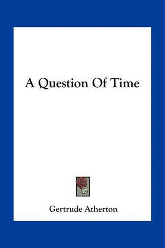 Cover image for A Question of Time