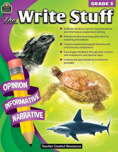 Cover image for The Write Stuff Grade 3