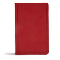 Cover image for CSB Deluxe Gift Bible, Burgundy LeatherTouch