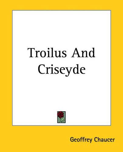 Cover image for Troilus And Criseyde