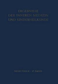 Cover image for Ergebnisse der Inneren Medizin und Kinderheilkunde