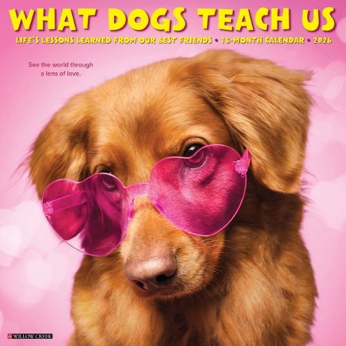 Cover image for What Dogs Teach Us 2026 12 X 12 Wall Calendar
