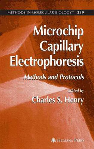 Cover image for Microchip Capillary Electrophoresis: Methods and Protocols