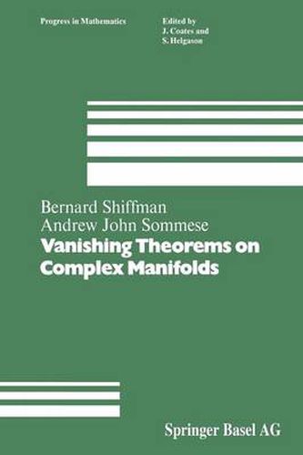 Cover image for Vanishing Theorems on Complex Manifolds