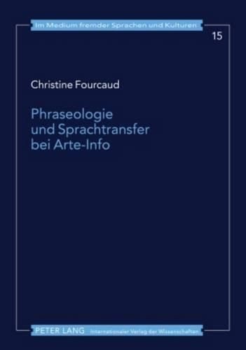 Cover image for Phraseologie Und Sprachtransfer Bei Arte-Info