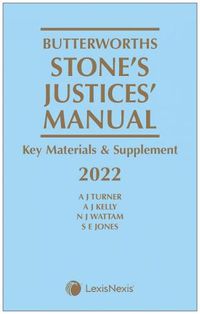 Cover image for Butterworths Stone's Justices' Manual 2022