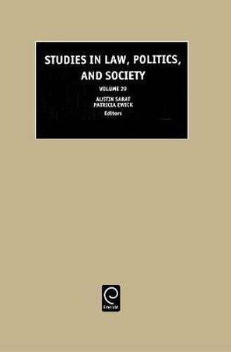 Cover image for Studies in Law, Politics and Society