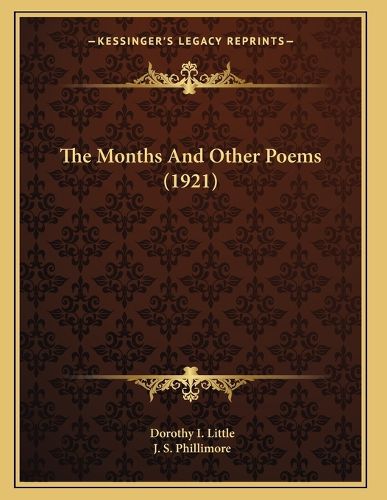 Cover image for The Months and Other Poems (1921)