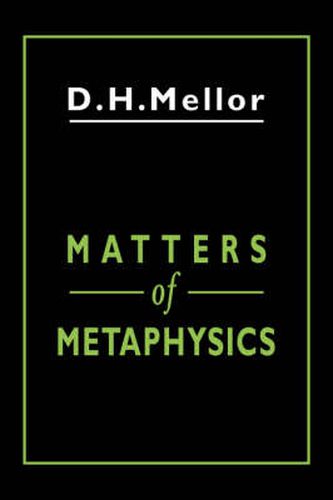 Cover image for Matters of Metaphysics