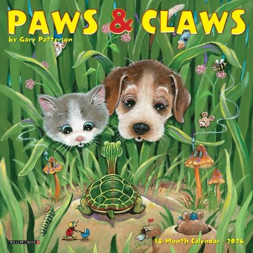 Cover image for Paws & Claws by Gary Patterson 2026 Mini Wall Calendar