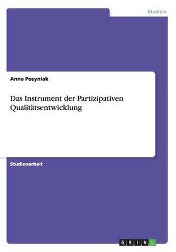 Cover image for Das Instrument der Partizipativen Qualitatsentwicklung