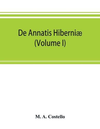 Cover image for De annatis Hiberniae