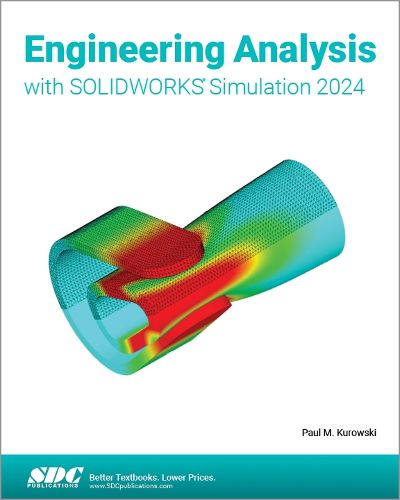 Cover image for Engineering Analysis with SOLIDWORKS Simulation 2024