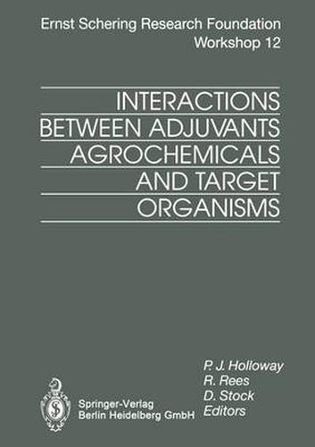 Cover image for Interactions Between Adjuvants, Agrochemicals and Target Organisms