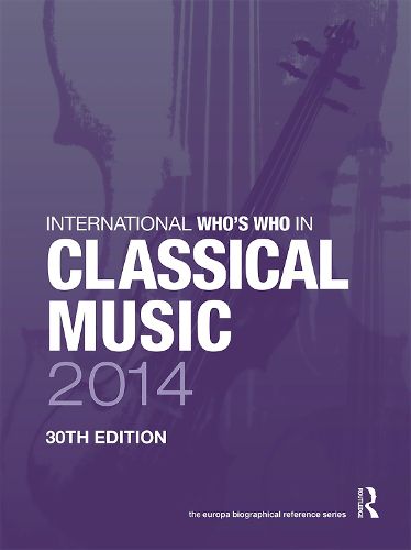 Cover image for The International Who's Who in Classical/Popular Music Set 2014