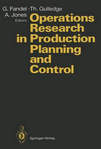 Cover image for Operations Research in Production Planning and Control