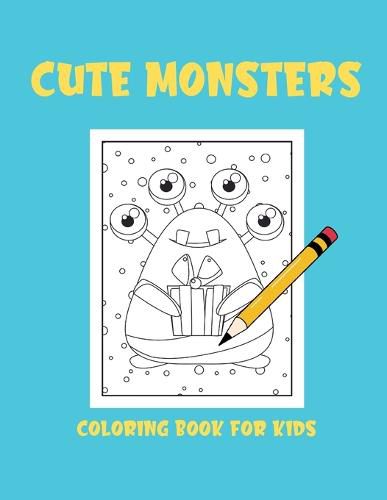 Cover image for Cute monsters coloring book for kids