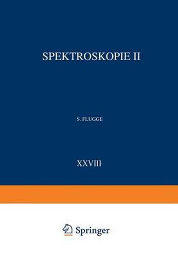 Cover image for Spektroskopie II / Spectroscopy II