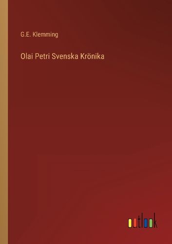 Cover image for Olai Petri Svenska Kroenika