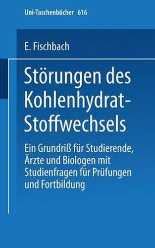 Storungen des Kohlenhydrat-Stoffwechsels