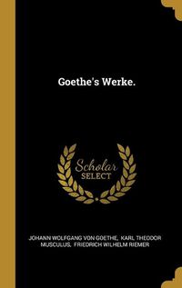 Cover image for Goethe's Werke.