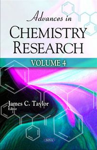 Cover image for Advances in Chemistry Research: Volume 4