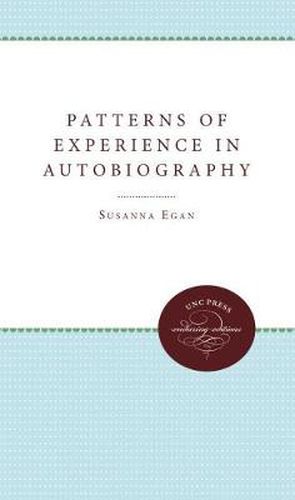 Cover image for Patterns of Experience in Autobiography