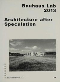 Cover image for Architecture After Speculation