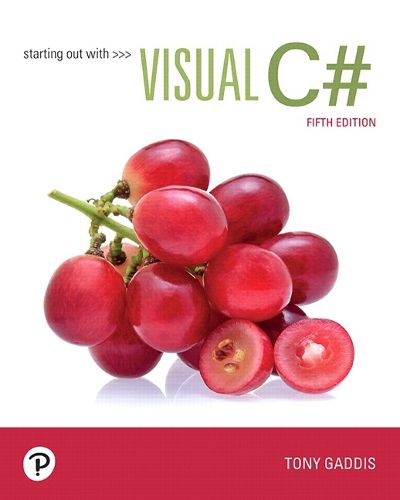 Cover image for Starting out with Visual C#