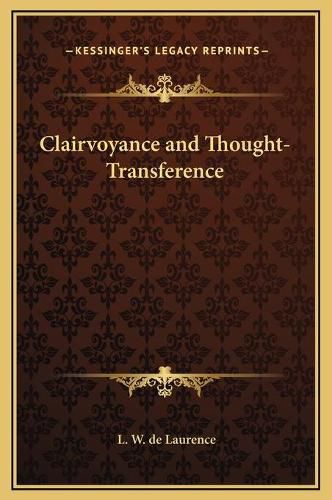 Cover image for Clairvoyance and Thought-Transference