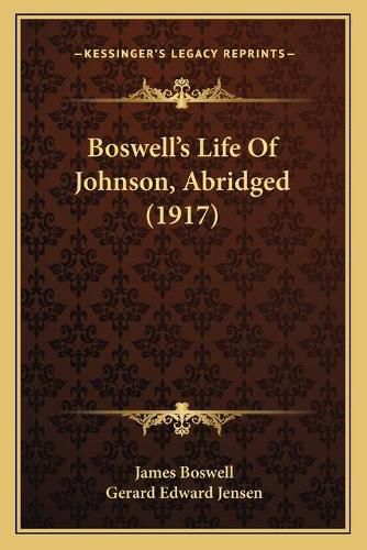 Boswell's Life of Johnson, Abridged (1917)