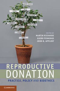 Cover image for Reproductive Donation: Practice, Policy and Bioethics