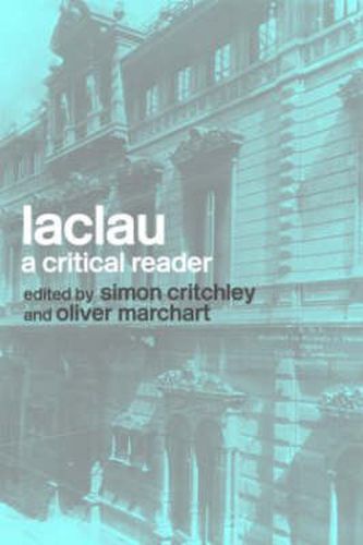 Cover image for Laclau: A critical reader