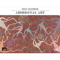 Cover image for Aboriginal Art 2024 Horizontal Wall Calendar