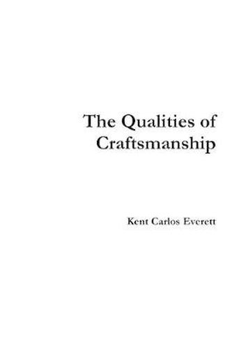 Cover image for The Qualities of Craftsmanship