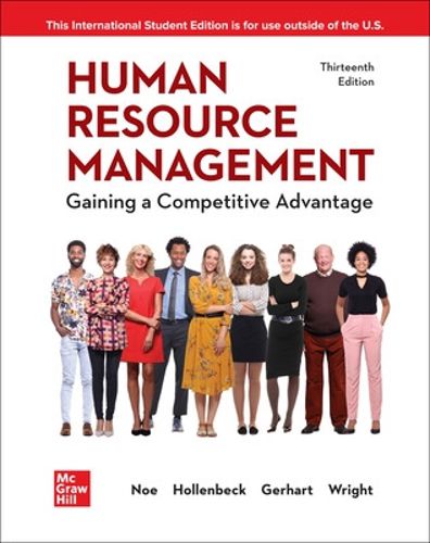 Cover image for ISE Human Resource Management: Gaining a Competitive Advantage