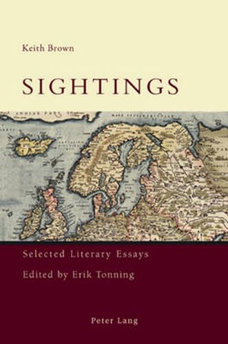 Cover image for Sightings: Selected Literary Essays