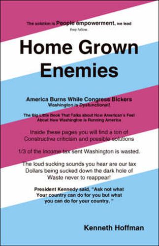 Cover image for Home Grown Enemies: America Burns While Congress Bickers