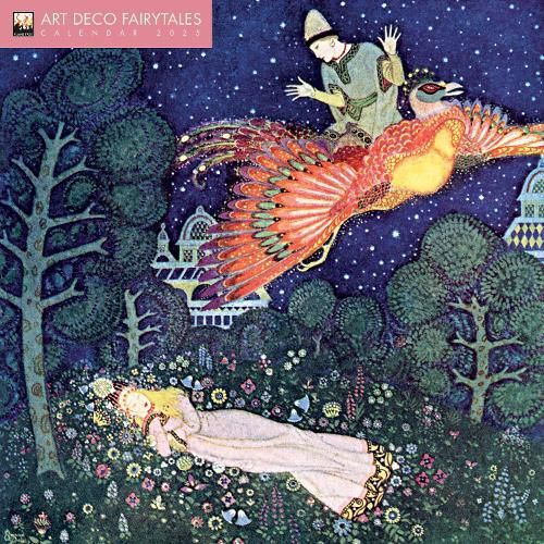 Art Deco Fairytales Wall Calendar 2025 (Art Calendar)