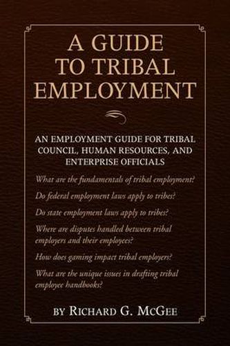 Cover image for A Guide to Tribal Employment