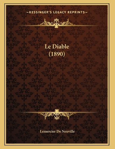 Cover image for Le Diable (1890)