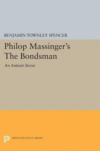 Cover image for Philop Massinger's The Bondsman