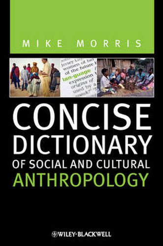 Cover image for Concise Dictionary of Social and Cultural Anthropology