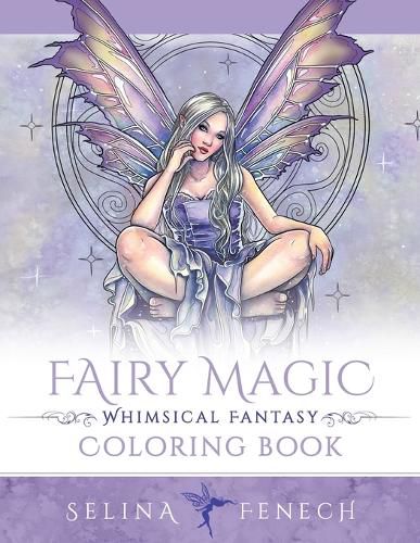 Cover image for Fairy Magic - Whimsical Fantasy Coloring Book