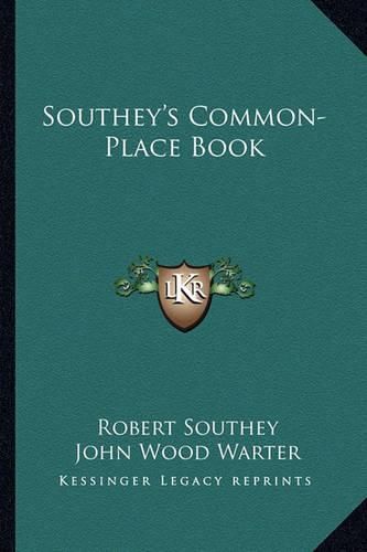 Cover image for Southey's Common-Place Book