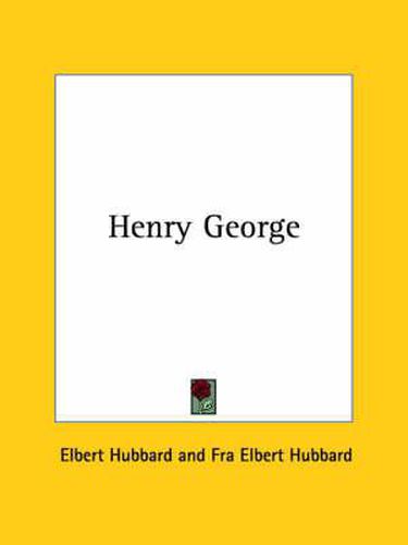 Cover image for Henry George