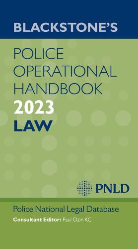 Cover image for Blackstone's Police Operational Handbook 2023